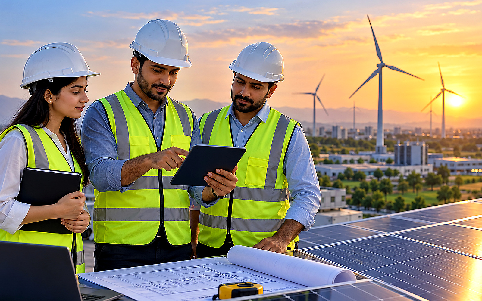 Solar photovoltaic installation